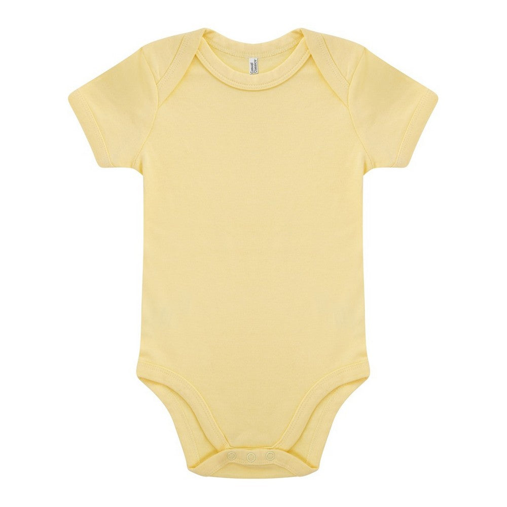 Lemon Yellow - Front - Casual Classics Baby Bodysuit