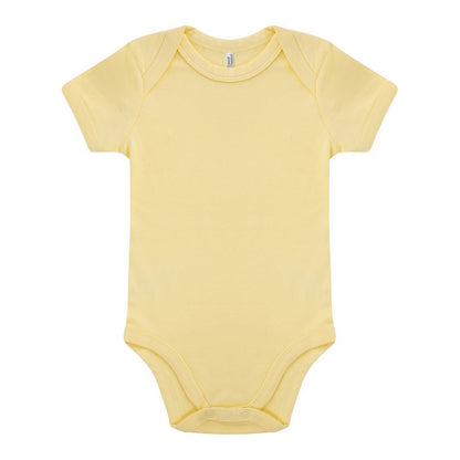 Lemon Yellow - Front - Casual Classics Baby Bodysuit