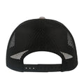 Grey-Black - Back - Atlantis Rapper Canvas 5 Panel Trucker Cap