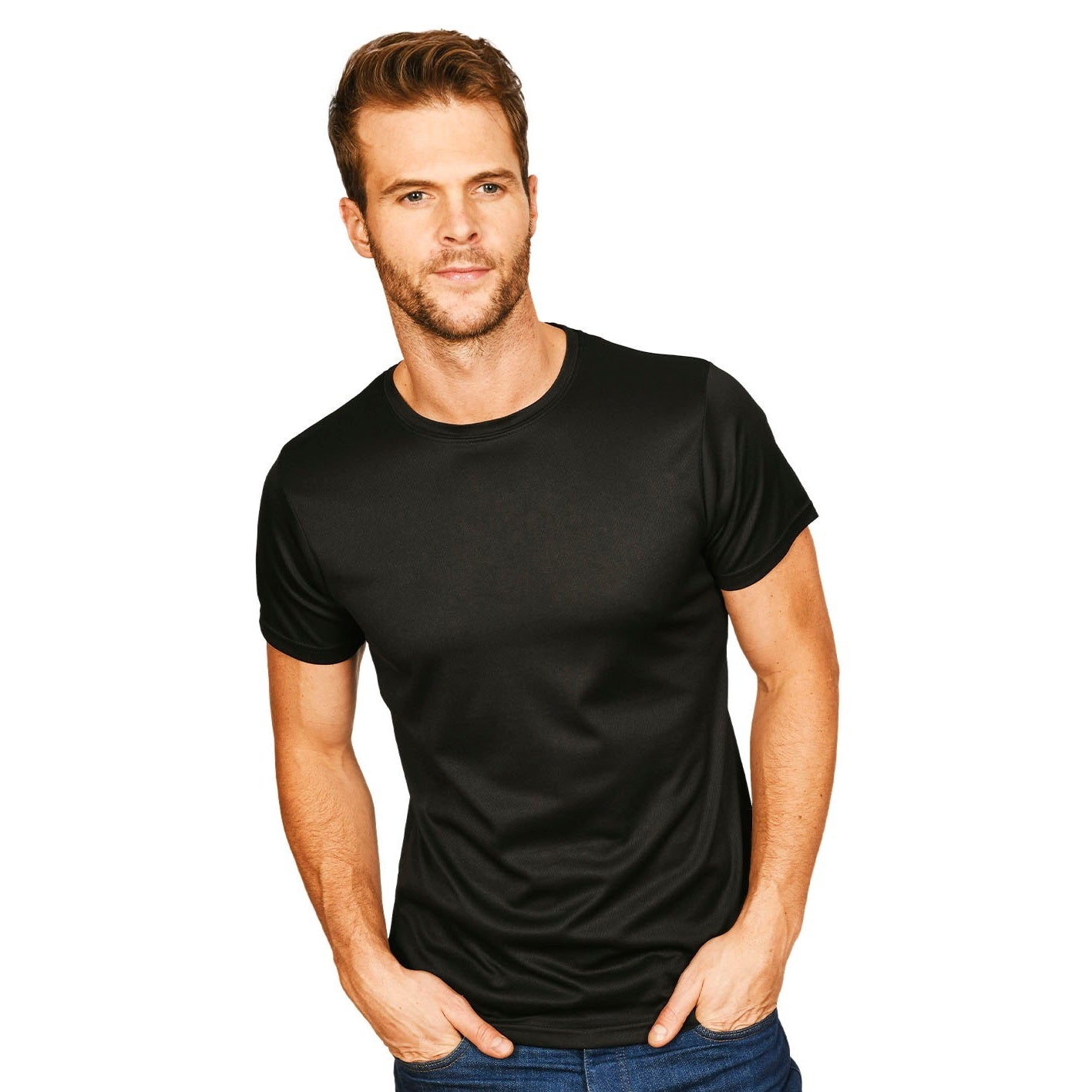Black - Back - Casual Classics Mens Original Tech T-Shirt