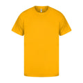 Yellow - Front - Casual Classics Mens Original Tech T-Shirt
