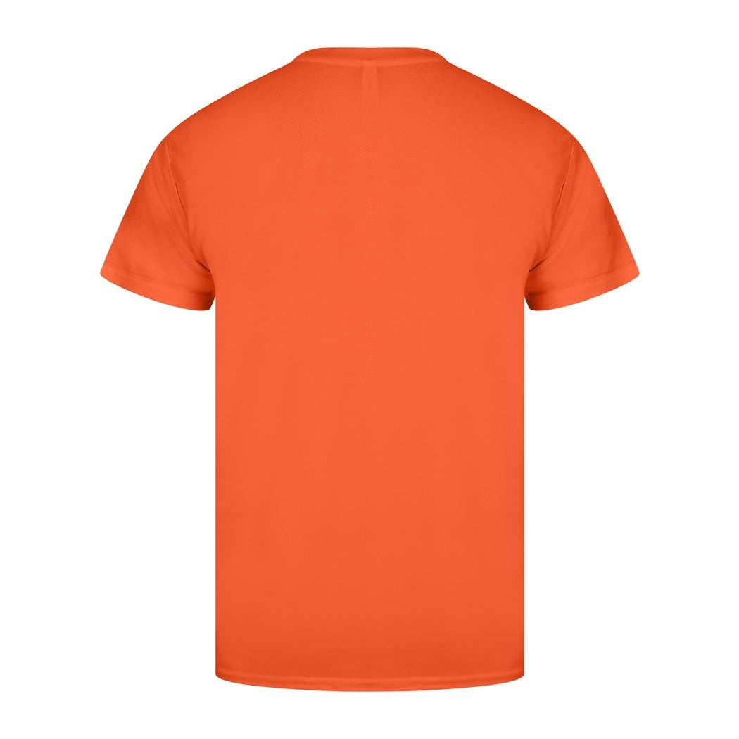 Orange - Back - Casual Classics Mens Original Tech T-Shirt