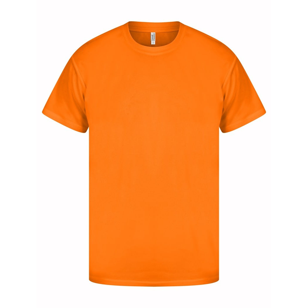 Cyber Orange - Front - Casual Classics Mens Original Tech T-Shirt