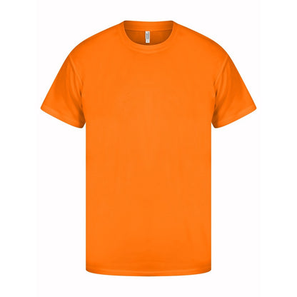 Cyber Orange - Front - Casual Classics Mens Original Tech T-Shirt