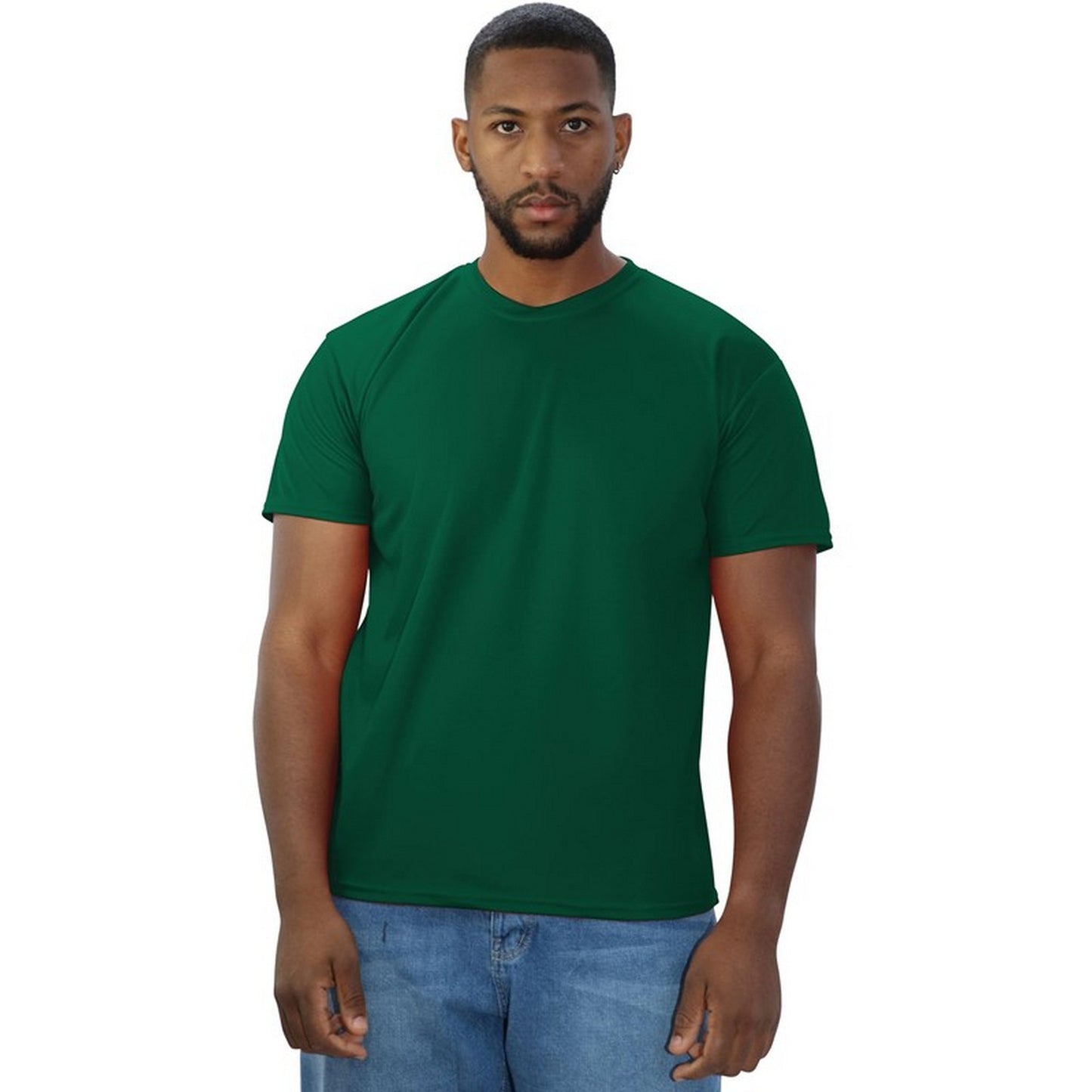 Forest Green - Side - Casual Classics Mens Original Tech T-Shirt