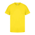 Cyber Yellow - Front - Casual Classics Mens Original Tech T-Shirt