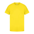 Cyber Yellow - Front - Casual Classics Mens Original Tech T-Shirt