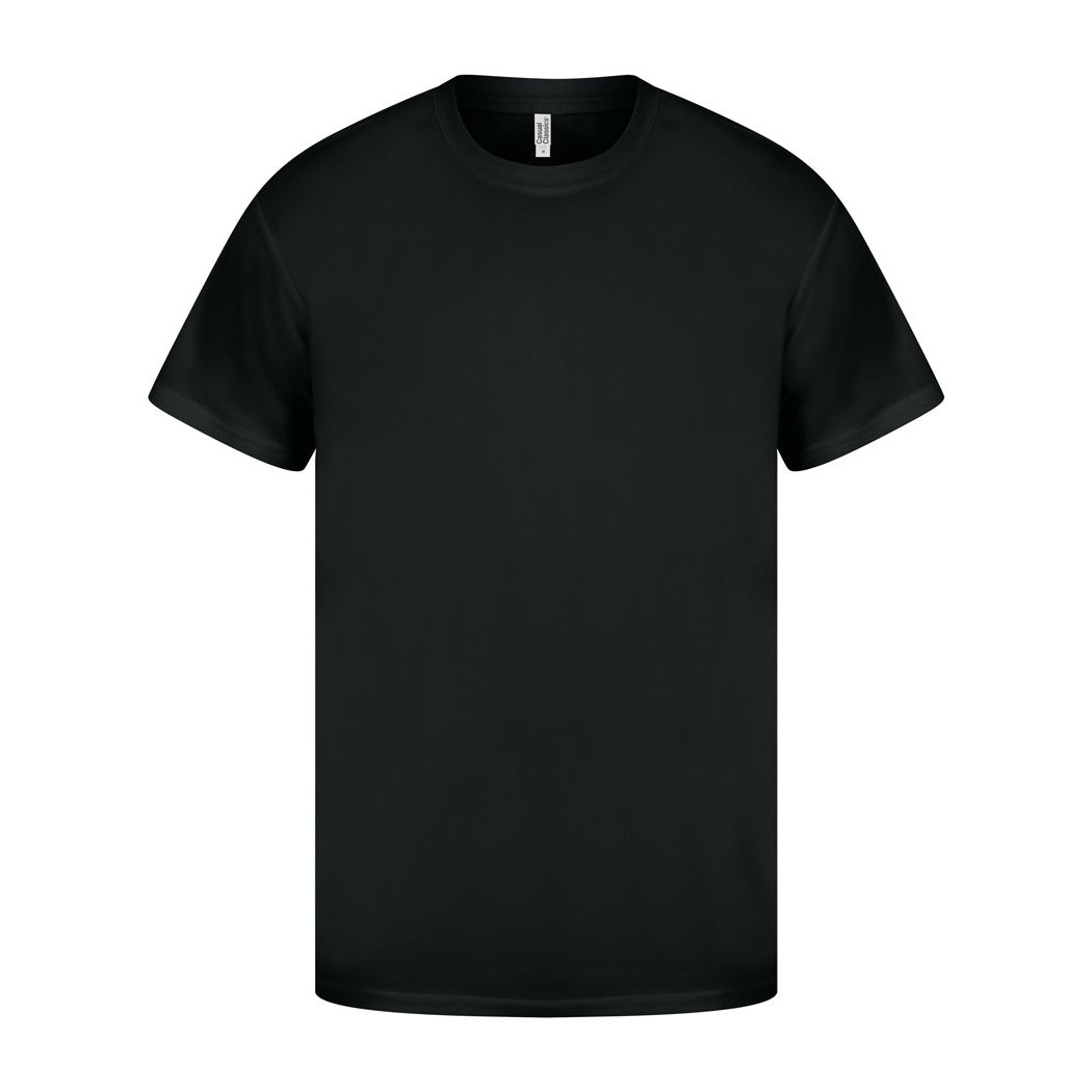 Black - Front - Casual Classics Mens Original Tech T-Shirt