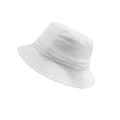 White - Back - Atlantis Cotton Bucket Hat
