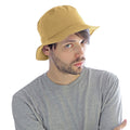 Khaki - Side - Atlantis Cotton Bucket Hat