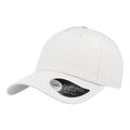 White - Front - Atlantis 5 Panel Structured Cap