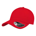 Red - Front - Atlantis 5 Panel Structured Cap