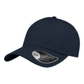 Navy - Front - Atlantis 5 Panel Structured Cap