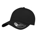 Black - Front - Atlantis 5 Panel Structured Cap