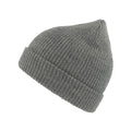 Grey Melange - Front - Atlantis Woolly Wool Blend Beanie