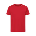 Crimson - Front - Stedman Childrens-Kids Sports Active T-Shirt