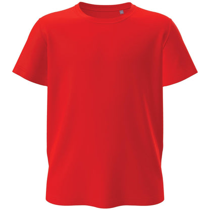 Scarlet Red - Front - Stedman Childrens-Kids Sports Active T-Shirt