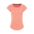 Coral - Front - Stedman Womens-Ladies Sports T Move Recycled T-Shirt