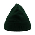 Bottle Green - Side - Atlantis Blog Waffle Beanie