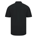 Black - Side - Casual Classic Mens Eco Spirit Organic Polo Shirt