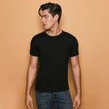 Black - Front - Casual Classic Mens Eco Spirit Organic T-Shirt