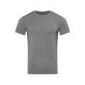 Heather - Front - Stedman Mens Race Recycled Sports T-Shirt