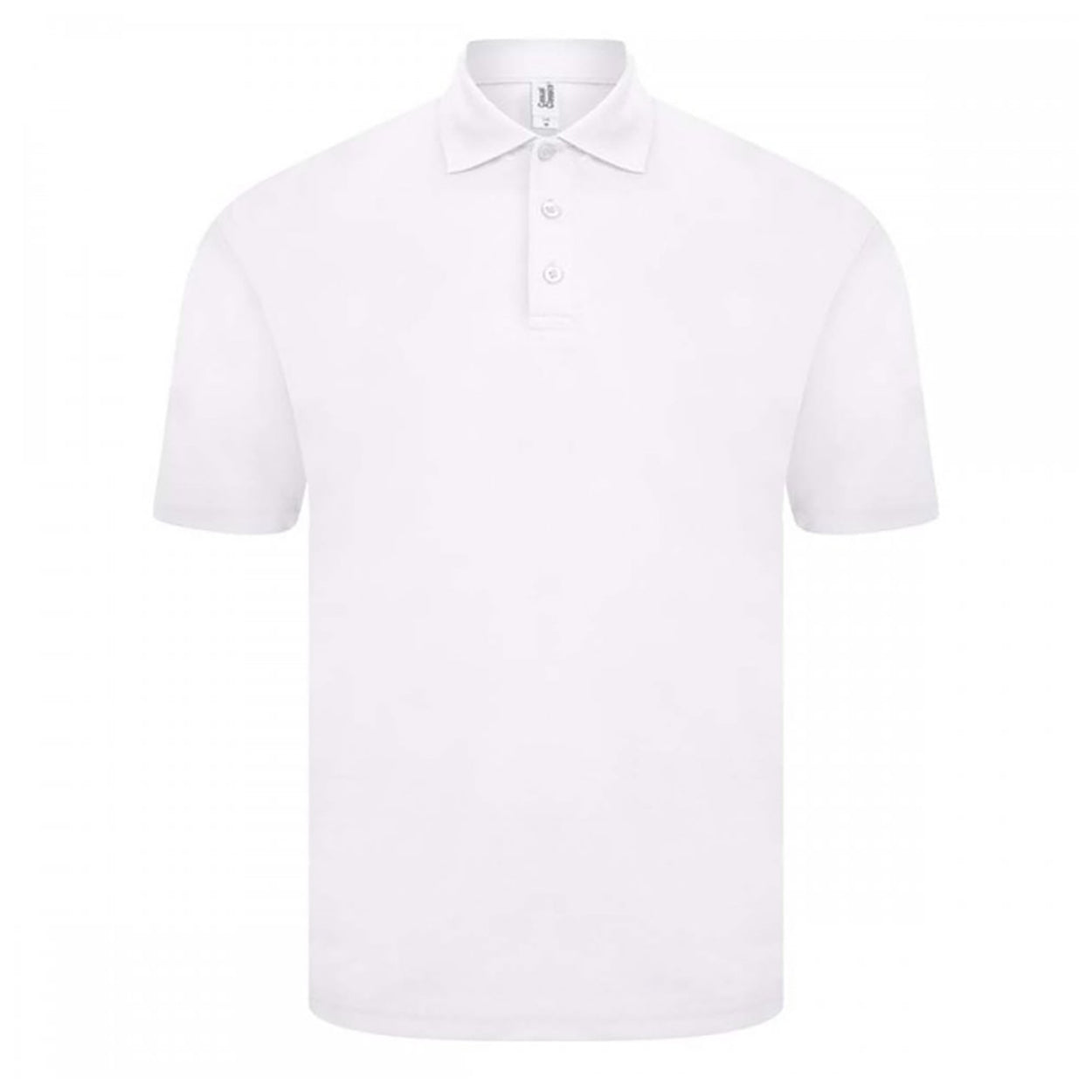 White - Front - Casual Classics Mens Original Tech Pique Polo Shirt