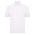 White - Front - Casual Classics Mens Original Tech Pique Polo Shirt