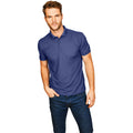 Royal Blue - Back - Casual Classics Mens Original Tech Pique Polo Shirt