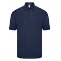 Navy - Front - Casual Classics Mens Original Tech Pique Polo Shirt