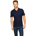 Navy - Back - Casual Classics Mens Original Tech Pique Polo Shirt