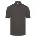 Charcoal - Front - Casual Classics Mens Original Tech Pique Polo Shirt