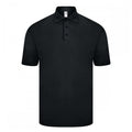 Black - Front - Casual Classics Mens Original Tech Pique Polo Shirt