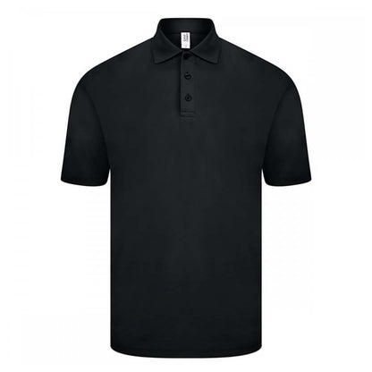 Black - Front - Casual Classics Mens Original Tech Pique Polo Shirt