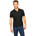 Black - Back - Casual Classics Mens Original Tech Pique Polo Shirt