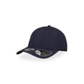Navy - Front - Atlantis Recy Feel Recycled Twill Cap
