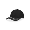 Black - Front - Atlantis Recy Feel Recycled Twill Cap