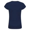 Navy - Side - Casual Classic Womens-Ladies T-Shirt
