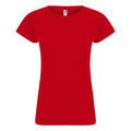 Red - Front - Casual Classic Womens-Ladies T-Shirt
