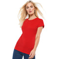 Red - Back - Casual Classic Womens-Ladies T-Shirt