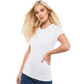 White - Back - Casual Classic Womens-Ladies T-Shirt