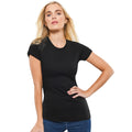 Black - Back - Casual Classic Womens-Ladies T-Shirt