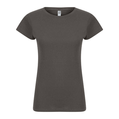 Charcoal - Front - Casual Classic Womens-Ladies T-Shirt