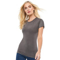 Charcoal - Back - Casual Classic Womens-Ladies T-Shirt
