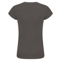 Charcoal - Side - Casual Classic Womens-Ladies T-Shirt