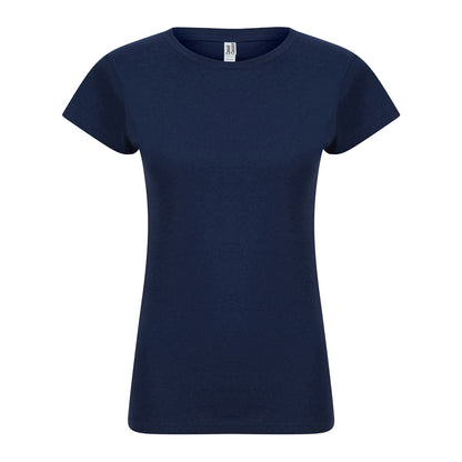 Navy - Front - Casual Classic Womens-Ladies T-Shirt