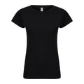 Black - Front - Casual Classic Womens-Ladies T-Shirt