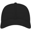 Black - Front - Atlantis Groovy Canvas 6 Panel Cap