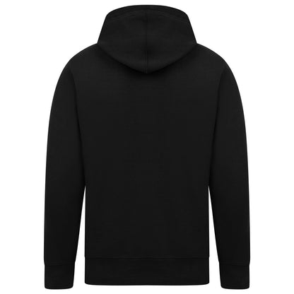Black - Back - Casual Classics Mens Ringspun Cotton Hoodie