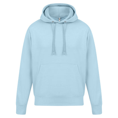 Light Blue - Front - Casual Classics Mens Ringspun Cotton Hoodie